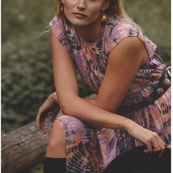 Anthropologie Verb Pallavi Singhee Tie Dye Maxi Dress - Picture 6 of 10